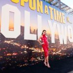 Adriana Lima Instagram - ✨ Took the red Ferrari for a stroll 💋 @onceinhollywood 💋📸 @jeromeduran makeup @miyakemakeup hair @andrewfitzsimons style @erinwalshnyc 🔪🔪🔪🔪✨