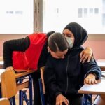 Adriana Lima Instagram - "Education is the right of every child for a brighter future. Today, I am with @EducationAboveAll_eaa to witness the effect of the 2020 Beirut explosion that destroyed schools and threatened the ability of over 85,000 students to access education. EAA and its partners have been helping students by rehabilitating schools and learning spaces, and providing more than 2000 scholarships to refugees and Lebanese students alike through support provided by @Qatar_Fund." @Educationaboveall_eaa, @UNESCO_Beirut, @AUB_Lebanon @Sparkorg Photo: @ammarparis Beirut, Lebanon