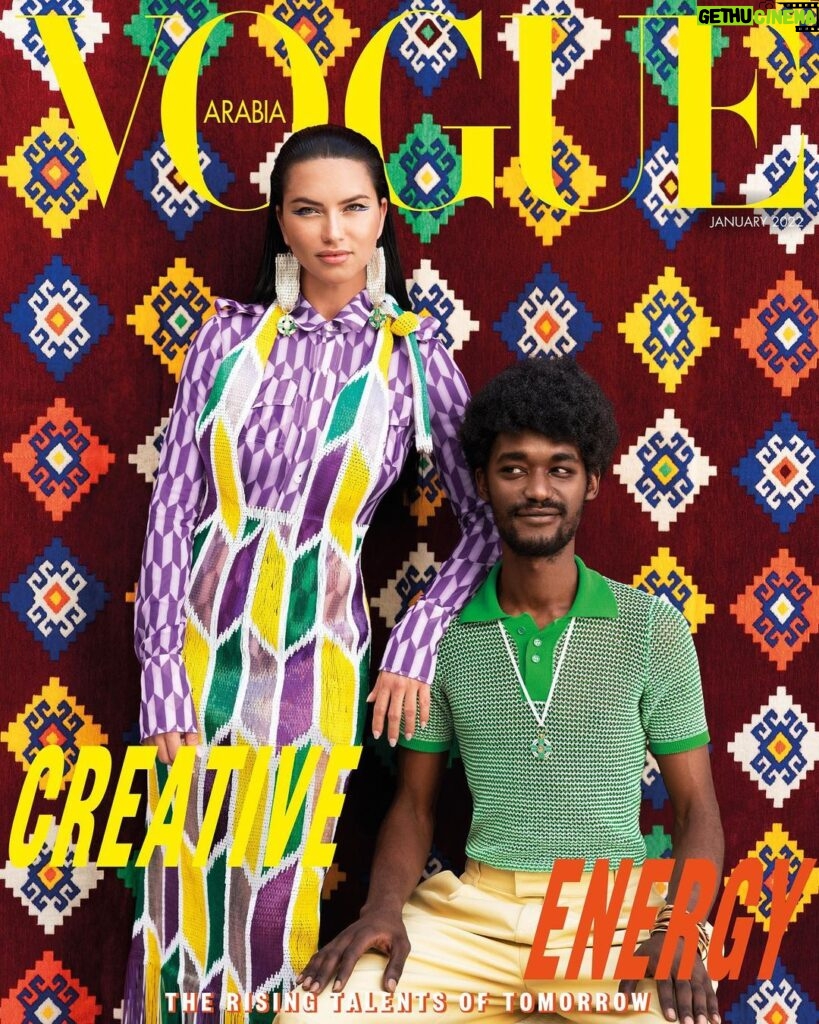Adriana Lima Instagram - ✨ Starting the year 2022 colorful @voguearabia and the future icon of fashion design @abdel.el.tayeb ✨. Editor-in-chief: @mrarnaut Photography: @hassanhajjaj_larache Makeup: @emmanuelle_diorpro for @diorbeauty Hair: @abedalmostafa at @tonysawayasalon Creative direction: @mrarnaut Production: @ankitaachandra Production assistant: @notnaheed Styling assistant: @adamhalx Words: @iamrozan With a special thank you to @m7.qatar Praia do Forte, Bahia