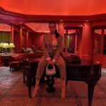 Adriana Lima Instagram - Styled by @MiuMiu #MiuMiu #MiuMiuSS24 Thank you, @normandyhotelparis for opening your doors to me as I prepared for the Miu Miu dinner in your lovely space. Make up: @georgisandev Hair 4 fashion show: @hoshounkpatin Hair 4 dinner: @marki Suit: @MiuMiu Shoes: @MiuMiu