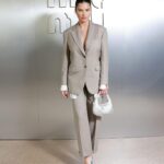 Adriana Lima Instagram - Styled by @MiuMiu #MiuMiu #MiuMiuSS24 Thank you, @normandyhotelparis for opening your doors to me as I prepared for the Miu Miu dinner in your lovely space. Make up: @georgisandev Hair 4 fashion show: @hoshounkpatin Hair 4 dinner: @marki Suit: @MiuMiu Shoes: @MiuMiu