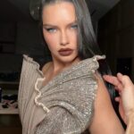 Adriana Lima Instagram - 🔥And just like that….. She’s back🔥 makeup @patrickta 🔥hair @dimitrishair 🔥style @stylememaeve 🔥 Los Angeles, California