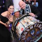 Adriana Lima Instagram - I'm delighted to welcome Adriana Lima as a FIFA Global Fan Ambassador. She lives and breathes ‘futebol’ and that is why I truly believe she will be an excellent link between FIFA and fans worldwide and we can develop interest for our sport in as many young girls and boys as possible all across the world ⚽️❤️