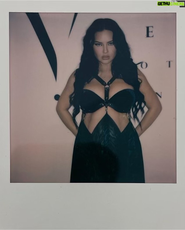 Adriana Lima Instagram - 💫 Last night @Chopard #ChopardLovesCinema #CannesFilmFestival Jewelry: @chopard Dress: @roberto_cavalli Shoes: @larroude Hair: @marcorsatelli Make Up: @PatrickTa Styling: @erinwalsh photo @frederic.monceau