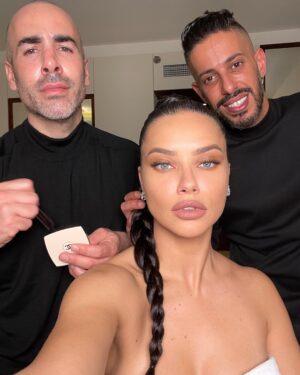 Adriana Lima Instagram - ✨ #TEAMLIMA GLAM for @missuniverse preliminares @sagidahary @naorappel ✨