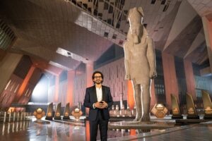 Ahmed Helmy Instagram - Styled by : @maigalal & @kazzam1963
Suit custom made : @orangesquarecairo
Eye of horus pin custom made by @huwadesigns
Makeup : @makeup_ahmedshawky