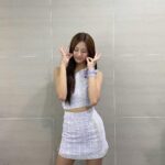 Ahn Sol-bin Instagram - 뮤뱅💜 kiss kiss💋