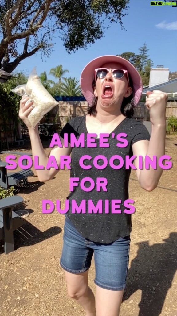 Aimee La Joie Instagram - Third time’s the charm on Aimee’s solar cooked rice! #solcook #solarcooking #camping #prepper #greenliving