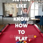 Aimee La Joie Instagram - I wish I was joking. 🎱 #aimeelajoie #pool #billiards