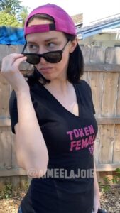 Aimee La Joie Instagram - Size Matters. Shirts on my RedBubble store! Link in bio. #thefilmcrew #aimeelajoie