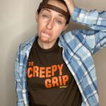 Aimee La Joie Instagram - Creepy Grip merch comin in hot! RedBubble link in bio! My RedBubble store is the only place to get my official merchandise. Designed by @tahnmeep #aimeelajoie #thefilmcrew #creepygrip