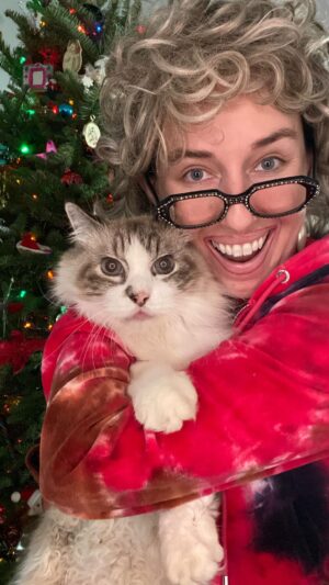 Aimee La Joie Instagram - Happy Ho-lidays from Auntie Bev! 
#aimeelajoie #auntiebev