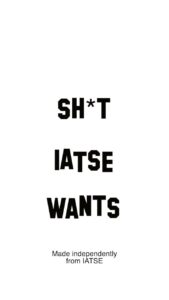 Aimee La Joie Instagram - Sh*t IATSE Wants. Made independently from @iatse Inspired by the stories being shared on @ia_stories #iasolidarity #aimeelajoie