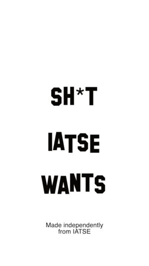 Aimee La Joie Instagram - Sh*t IATSE Wants. Made independently from @iatse Inspired by the stories being shared on @ia_stories 
#iasolidarity #aimeelajoie