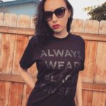 Aimee La Joie Instagram - Everyone on the set of @freedomwifilm was wearing these awesome shirts designed by our gaffer @crownbishop Asked him to send me some so I can share with all of you! Head over to @crown.bishop.films to check them out! #aimeelajoie #crownbishopfilms