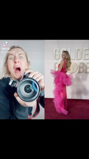Aimee La Joie Instagram - Who is this woman 😭😂
#aimeelajoie #goldenglobes