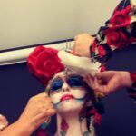 Aimee La Joie Instagram - I was honored to be asked by Emmy winners @angelamoosmakeup and @joematke to be their model for this Día de Los Muertos competition! Día de Los Muertos has always been a celebration that I have deeply admired and respected, from the surface level colors and spectacle to the true, beautiful meaning of the holiday. The older I get, the more I appreciate the people from my life who are no longer with us. ❤️ Vote for our look in the link in my bio! #diadelosmuertos #dayofthedead #aimeelajoie