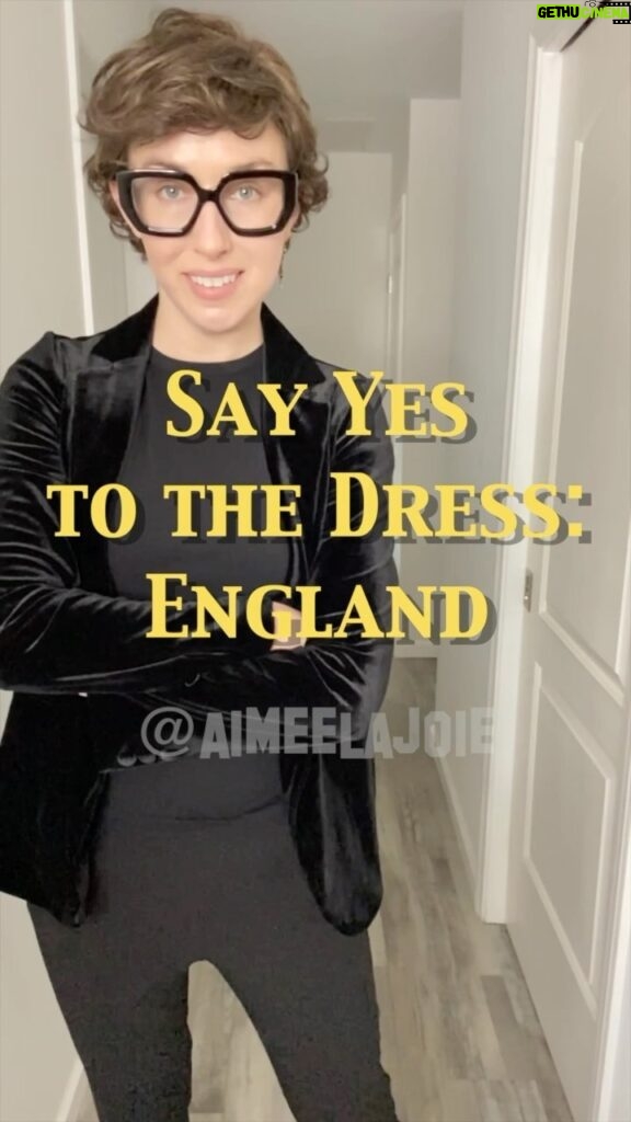 Aimee La Joie Instagram - Say Yes to the Dress England: A Parody. Sorry/not sorry for the accents. #aimeelajoie #sayyestothedress #wedding