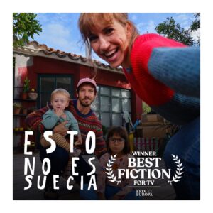 Aina Clotet Instagram - We WON!!! Best Fiction for TV in Europe!!! 💥 Hemos ganado a mejor serie europea en los Prix Europa, que premian entre todas las series europeas de las tv’s públicas 🥹 Can’t believe it. Ens han premiat com a millor sèrie europea i no podem ser més feliços. THAAAANKSSS 📷 by @kikupinol Creatividad by @amigossolutions
