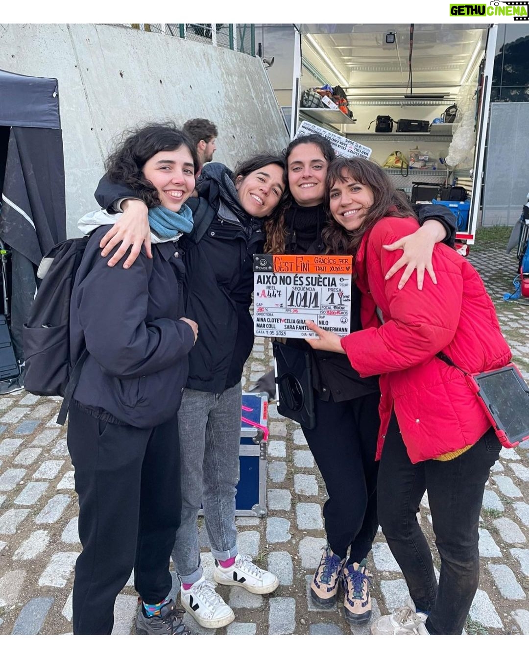 Aina Clotet Instagram - CAT- Amb una última seqüència al Marroc i molta emoció, posem punt i final al rodatge d'AIXÒ NO ÉS SUÈCIA! 🥹🎬 Eternament agraïda a l’equipàs implicat durant aquestes gairebé 14 intenses setmanes de rodatge…i a les que ho han estat des de fa 4 anys (per escriure-la i aixecar-la).💫 Quines ganes que en veieu el resultat! ⭐️ CAST- Con una última secuencia en Marruecos y mucha emoción ponemos punto y final al rodaje de ESTO NO ES SUECIA! 🎬 Eternamente agradecida al equipazo implicado durante estas casi 14 semanas de rodaje..y a los que lo han estado desde hace 4 años (para escribirla y levantarla)💫 Qué ganas de que veáis el resultado! ⭐️ ENG- With one last sequence shot in Morocco and a big smile of satisfaction we put an end to the filming of THIS IS NOT SWEDEN! 🎬 I’d like to thank the great crew involved in the project for all the dedication during these almost 14 intense weeks of shooting.. and to the writers and producers that started to believe in this project 4 years ago…💫 I can’t wait to show you the result!