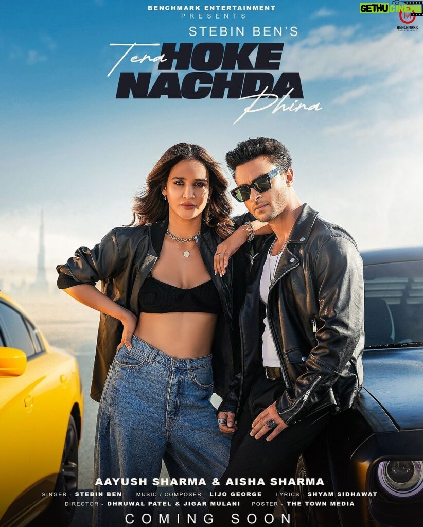 Aisha Sharma Instagram - Get ready to dance your heart out on #TeraHokeNachdaPhira! This sizzling music video, is set to become the ultimate party anthem of the season. Stay tuned on @benchmark.ent YouTube! . . . . @aaysharma @stebinben @benchmark.ent @dj.lijo @dhruwal.patel @jigarmulani @sandilldang @brijdubai @mukesh_mishra_official harshadpithwaa @isshehzaankhan @jyugalsoni @r.c.rana