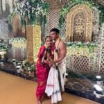 Aishwarya Krishnan Instagram - We were going through the videos of today and realised how we never got a chance to admire how beautiful you both looked. We are so happy, that’s all. Congratulations to both of you and we hope this next phase of your lives is going to be filled with fun, love, dancing and shedding tears of happiness together - exactly like your wedding 💖🧿 Kolkata - The City of Joy