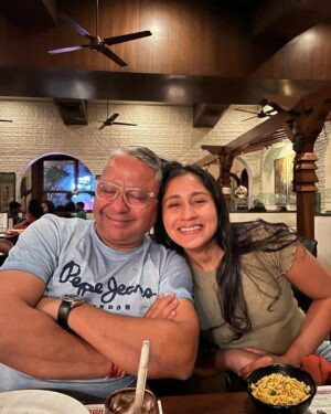 Aishwarya Krishnan Instagram - A little late for a Father’s Day post but that’s because I was busy celebrating with him in person, hehe! 

Thank you for letting me make my own mistakes in life. When you look at me with so much pride and awe, it makes me believe that I’m on the right path. 

To being my biggest cheerleader, thank you for believing in me 100% and hyping me up always. Maybe that’s where the rock hard unshakable confidence comes from. 

Love you, Appa ❤️

#fathersday #dad #daddysgirl #love #family #familyfirst #lovely #dad #instaphoto #instagood #instapic #fatherdaughter #familylove