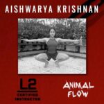 Aishwarya Krishnan Instagram - If you’re a trainer, one thing that never stops for you is learning. You need to upgrade and educate yourself so you can be of better assistance to the folks you train. You owe it to your profession, your clients, and yourself to be better at your craft. Animal flow has a special place in my heart. It’s all about intentional movement. Moving with purpose. Every detail has a role to play. Certified L2 Animal flow Instructor it is! 💪🤸‍♀️ Keep Moving, Keep shining! 💫 Also, a big shout out to my baby sisters @advika.krish and @shriinidhi_05 for taking multiple takes of my test out videos with utmost patience 🙈 Love you two 🩷 . . . . . . . . . . . . #animalflow #animalflowindia #certifiedanimalflowinstructor #ﬁtness #personaltrainer #personaltraining #level2animalflow #move #movement #womenfitness #strengthtraining #kolkatafitness