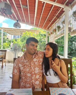 Aishwarya Krishnan Instagram - Love and Compassion couldn’t have gotten a more beautiful form than this human, your smile really does light up my world so bright, babe 💕

You’re my biggest Strength! 

Happiest Birthday to my Favourite Human 🐽❤️

#birthdaypost #birthdayboy #love