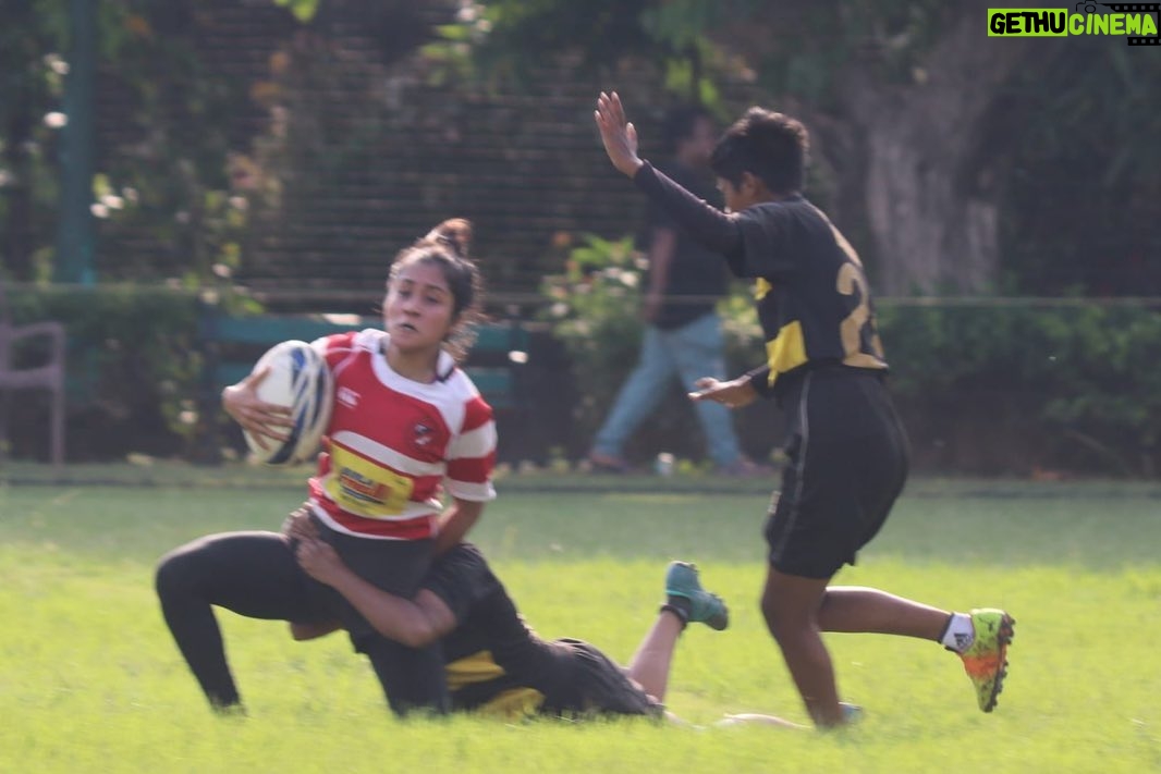 Aishwarya Krishnan Instagram - Always an Athlete first, no matter the Sport! 🥹 . . . . . . . . . . . . . . . . . . . . #sports #athlete #rugby #sportswoman #play #fitness #fitwomen #matchday #strength #womensports #calcuttacup #ccfcwomensrugbyteam Calcutta Cricket and Football Club