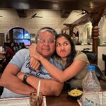 Aishwarya Krishnan Instagram - A little late for a Father’s Day post but that’s because I was busy celebrating with him in person, hehe! Thank you for letting me make my own mistakes in life. When you look at me with so much pride and awe, it makes me believe that I’m on the right path. To being my biggest cheerleader, thank you for believing in me 100% and hyping me up always. Maybe that’s where the rock hard unshakable confidence comes from. Love you, Appa ❤️ #fathersday #dad #daddysgirl #love #family #familyfirst #lovely #dad #instaphoto #instagood #instapic #fatherdaughter #familylove Bar B Q