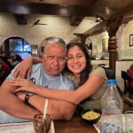 Aishwarya Krishnan Instagram - A little late for a Father’s Day post but that’s because I was busy celebrating with him in person, hehe! Thank you for letting me make my own mistakes in life. When you look at me with so much pride and awe, it makes me believe that I’m on the right path. To being my biggest cheerleader, thank you for believing in me 100% and hyping me up always. Maybe that’s where the rock hard unshakable confidence comes from. Love you, Appa ❤️ #fathersday #dad #daddysgirl #love #family #familyfirst #lovely #dad #instaphoto #instagood #instapic #fatherdaughter #familylove Bar B Q