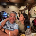 Aishwarya Krishnan Instagram - A little late for a Father’s Day post but that’s because I was busy celebrating with him in person, hehe! Thank you for letting me make my own mistakes in life. When you look at me with so much pride and awe, it makes me believe that I’m on the right path. To being my biggest cheerleader, thank you for believing in me 100% and hyping me up always. Maybe that’s where the rock hard unshakable confidence comes from. Love you, Appa ❤️ #fathersday #dad #daddysgirl #love #family #familyfirst #lovely #dad #instaphoto #instagood #instapic #fatherdaughter #familylove Bar B Q