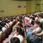Aishwarya Krishnan Instagram - Today the backbencher in me had no idea that 6 years later I’d be on the other side of the auditorium addressing the students of my alma mater Ashok Hall Group of Schools about The Importance of including sports as a curriculum and leading a fit lifestyle. It was an absolute honour to be a part of this event where I got to speak about how Sports changed my life, how it shaped me as a human being, gave me an identity that I still hold on to, so close in my heart. It felt surreal to be able to connect with these young bunch of students and sharing the little experience that I’ve had in the journey of life so far. So much potential, so much vigour I see in this bunch, each waiting to fly out of their comfort zone and make a difference. I feel extremely proud to have gotten the opportunity to meet with these young budding stars. I’ve always strongly believed that in life, each of us has our own journey to live, own battles to fight and our very own successes to take pride in. Lessons are to be learnt and always keep moving forward in life and remember to soar higher and higher everyday ❤️ #proud #proudalmamater #youngstudents #youngstunners #eventday #schoollife #speechday #special Kalamandir, Kolkata, India