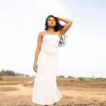 Aishwarya Krishnan Instagram - Found my most fav dress 🤍 MUA: @noormakeup_mehndi PC: @whensoulsmake_love . . . . . . . . . . . . . #shoot #shootday #instaphoto #instapic #whitedress #model #photoshoot #photoshootchennai #picoftheday ECR