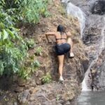 Aishwarya Krishnan Instagram - Always wanted to be Mowgli 🥹 . . . . . . . . #reels #reelsinstagram #reelitfeelit #fitnessreels #jump #cliffjumping #vacation #fitcation #move #movement
