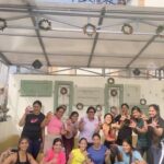 Aishwarya Krishnan Instagram - In my mostestttt Favourite Element 🤸‍♀️ Had so much fun conducting an Animal Flow session at @poach.kitchen for the best set of ladies 💕 Guess the group pic says it all 💁‍♀️ . . . . . . . . . . . . . . #animalflowclass #strength #flow #movement #move #movementismedicine #stayfit #fitness #personaltrainer #animalflowkolkata #womenfitness #kolkatafitness #groupfitness