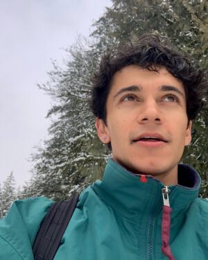 Ajay Friese Instagram - galvanize the troops it’s a snowball war!! 😌❄️