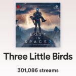 Ajay Friese Instagram – 🪐🛸👽My @lostinspace rendition of ‘Three Little Birds’ hit 300k on spotify and is on over 10,000 PLAYLISTS whaaat! Thank you all🐧🐧🐧 hope this song provides much comfort
