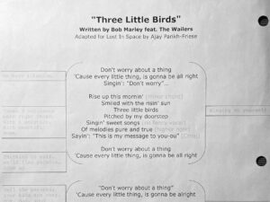 Ajay Friese Instagram - 🪐🛸👽My @lostinspace rendition of ‘Three Little Birds’ hit 300k on spotify and is on over 10,000 PLAYLISTS whaaat! Thank you all🐧🐧🐧 hope this song provides much comfort