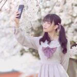 Akari Akase Instagram – 早く桜の時期になって欲しいな~❀·°

#あかせあかり 
#桜 
#ポートレート 
#cherryblossom 
#ピンクの世界

𝙵𝙰𝚂𝙷𝙸𝙾𝙽👗♡
ﾜﾝﾋﾟｰｽ #secrethoney