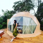 Akshita Bopaiah Instagram - Wat a beautiful stay @hipnoeticstays I loved each nd every bit of it , must visit this beautiful, unique dome stay 😍 Waynad