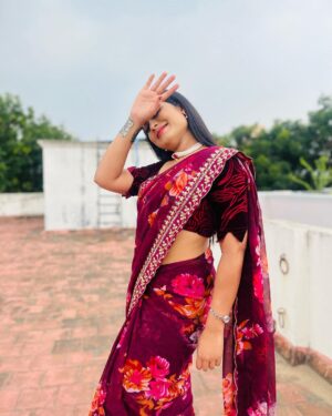 Akshita Bopaiah Instagram - How many people liked Meghna ?🤞🤞🤞🤞
#akshithabopaiah #meghna #vijaytv #tamilumsaraswathiyum