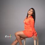 Akshita Bopaiah Instagram - Guess u could say the bonfire was lit 🔥 📸 : @rainbow_photography_official 💄 : @prashanthmakeover
