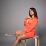 Akshita Bopaiah Instagram - Guess u could say the bonfire was lit 🔥 📸 : @rainbow_photography_official 💄 : @prashanthmakeover