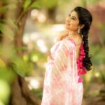 Akshita Bopaiah Instagram - 🌸🌼🌸 Costumes - @ivalinmabia Photographer - @camerasenthil Makeup - @priya_dharshini_makeupartist Hair - @mani_stylist_ Location - @avmgardens Shoot Organized by @rrajeshananda Chennai, India