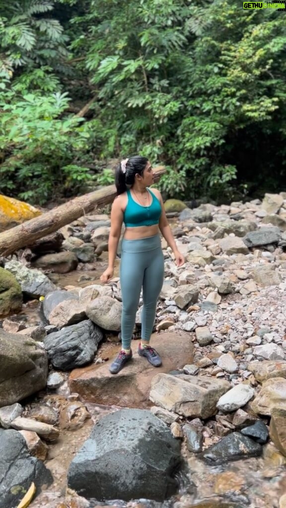Akshita Bopaiah Instagram - The best view comes after the hardest climb 🧗 Meghalaya