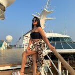 Akshita Bopaiah Instagram - Sunshine and good times 🚢 Cordelia Cruises