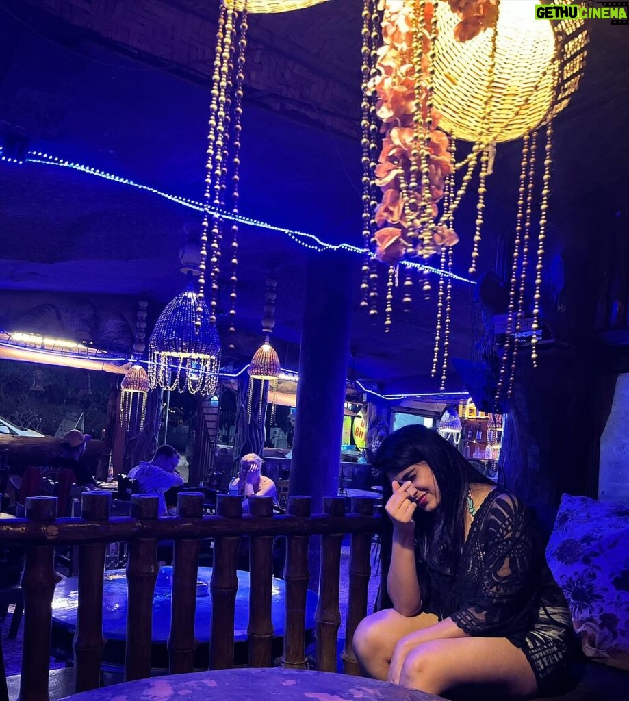 Akshita Bopaiah Instagram - Trippy lights , crazy nights with my crazy ones 😇… Vagator, Goa