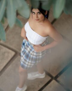 Akshita Bopaiah Instagram - Felt like a doll 🧸so hard to post 🥰 Team : Photographer - @camerasenthil Makeup - @rajalakshmi_bridalmakeup Shoot Organized by @rrajeshananda